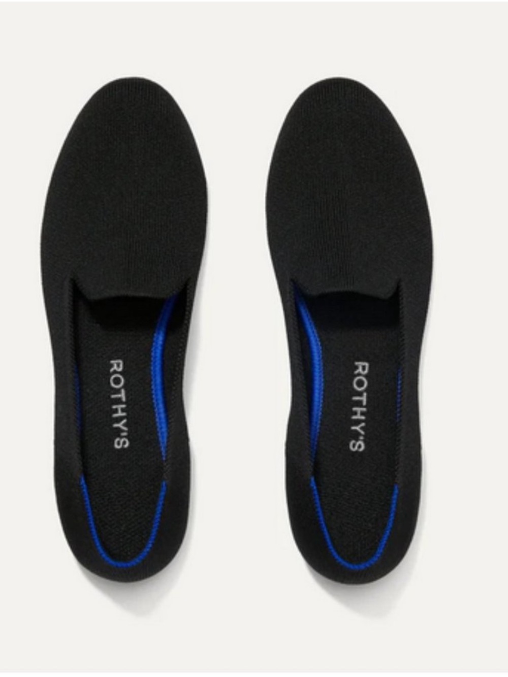 Rothy's Flat Slip-On Shoes Loafers Black Womens Size: 11.5